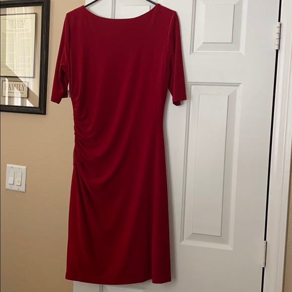 Red/Burgundy Sheath Dress - Picture 2 of 8